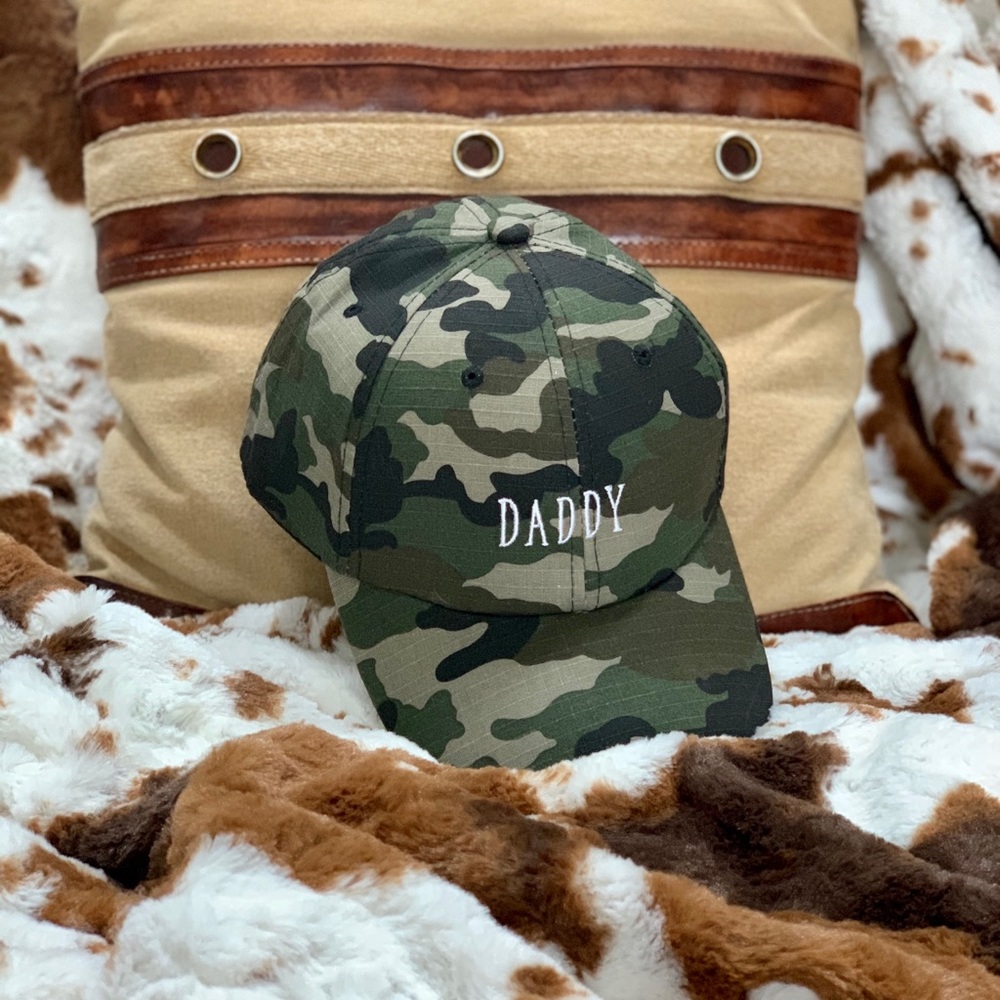 NWT DADDY CAMO BASEBALL CAP